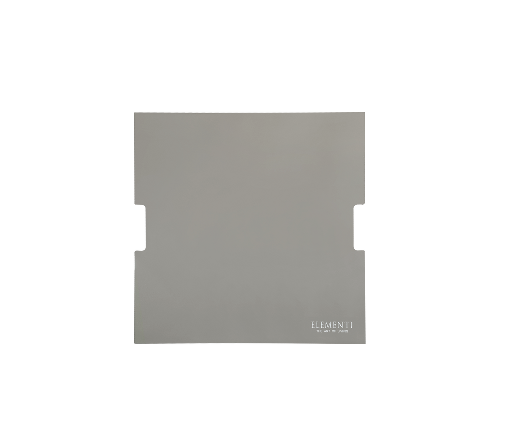 Elementi - Stainless Steel Lid - Square 24" x 24" Light Gray (OFG310-SS-LG)