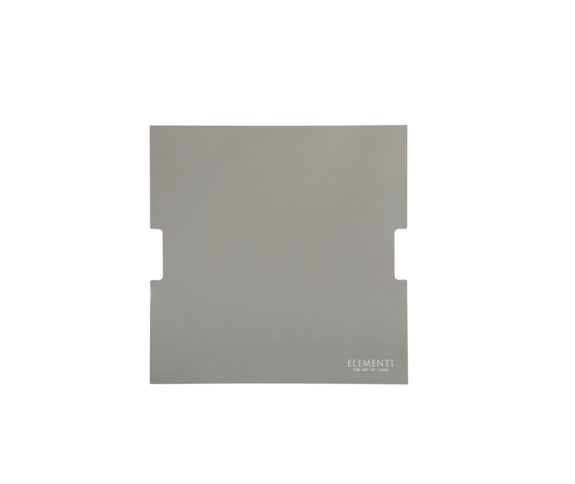 Elementi - Stainless Steel Lid - Square 24" x 24" Light Gray (OFG310-SS-LG)
