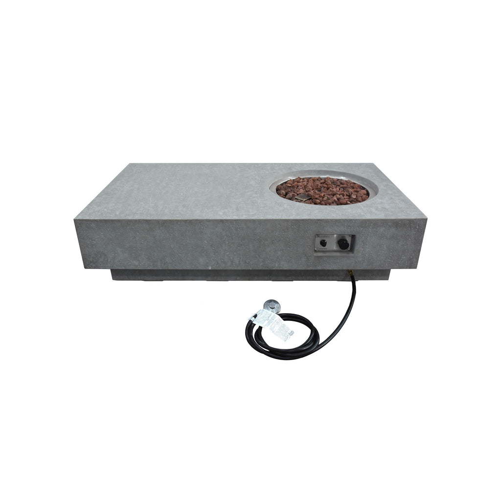 Elementi Metropolis Fire Table - CSA Certified Propane Gas Hose and High Capacity Regulator