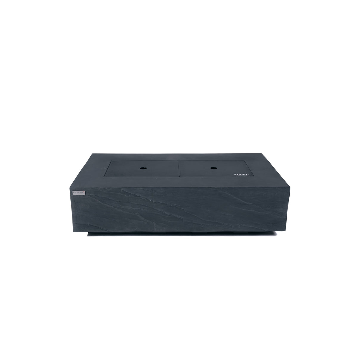 Elementi Plus Cape Town Fire Table - 2-Piece Aluminum Cover Lid Converting to Outdoor Coffee Table