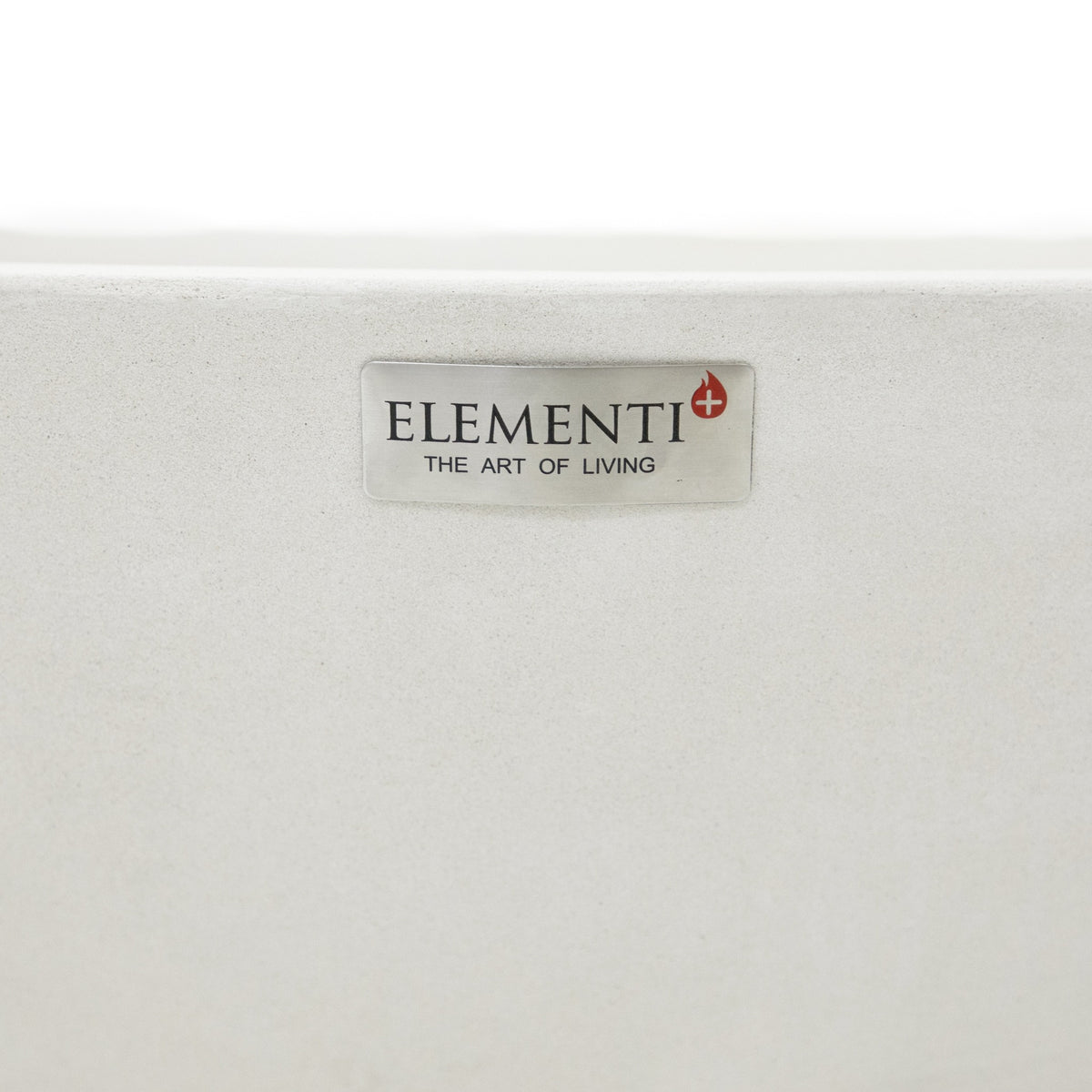 Elementi Plus Rose Bowl Round Fire Pit - Elementi Art of Living Badge and Texture Macro