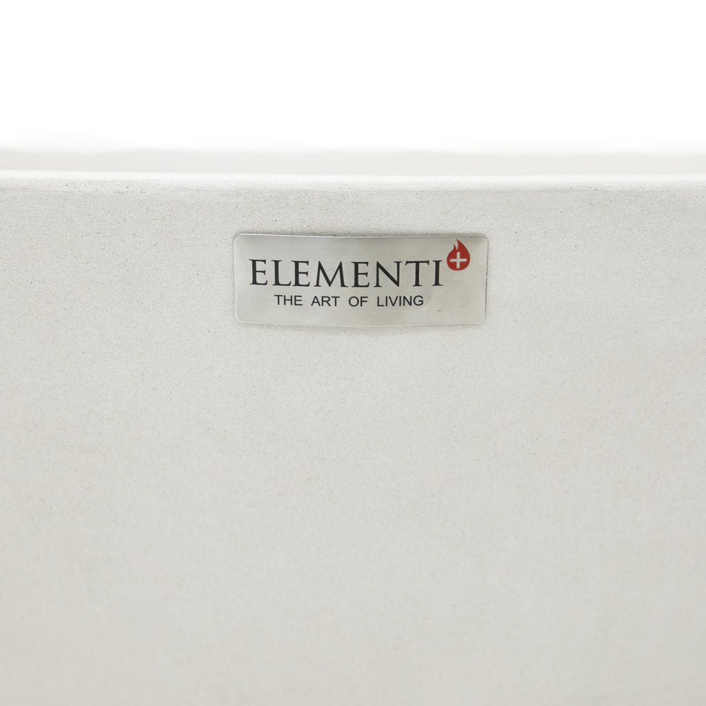 Elementi Plus Rose Bowl Round Fire Pit - Elementi Art of Living Badge and Texture Macro