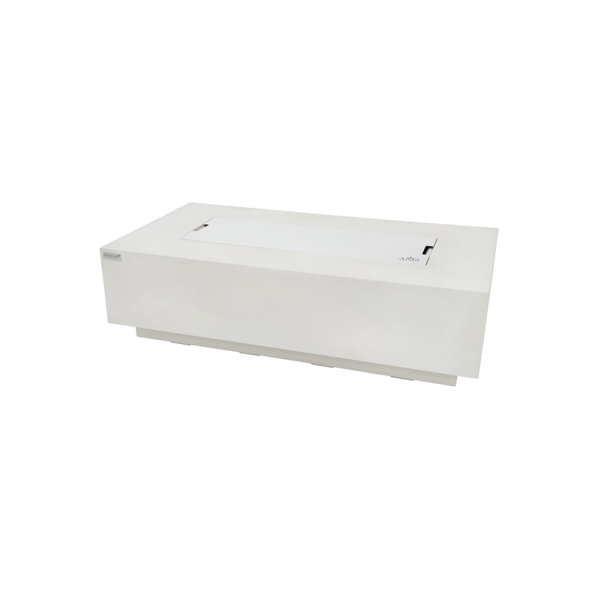 Elementi Plus Sarasota Fire Table - Converted to Full Outdoor Coffee Table with Flush Aluminum Lid