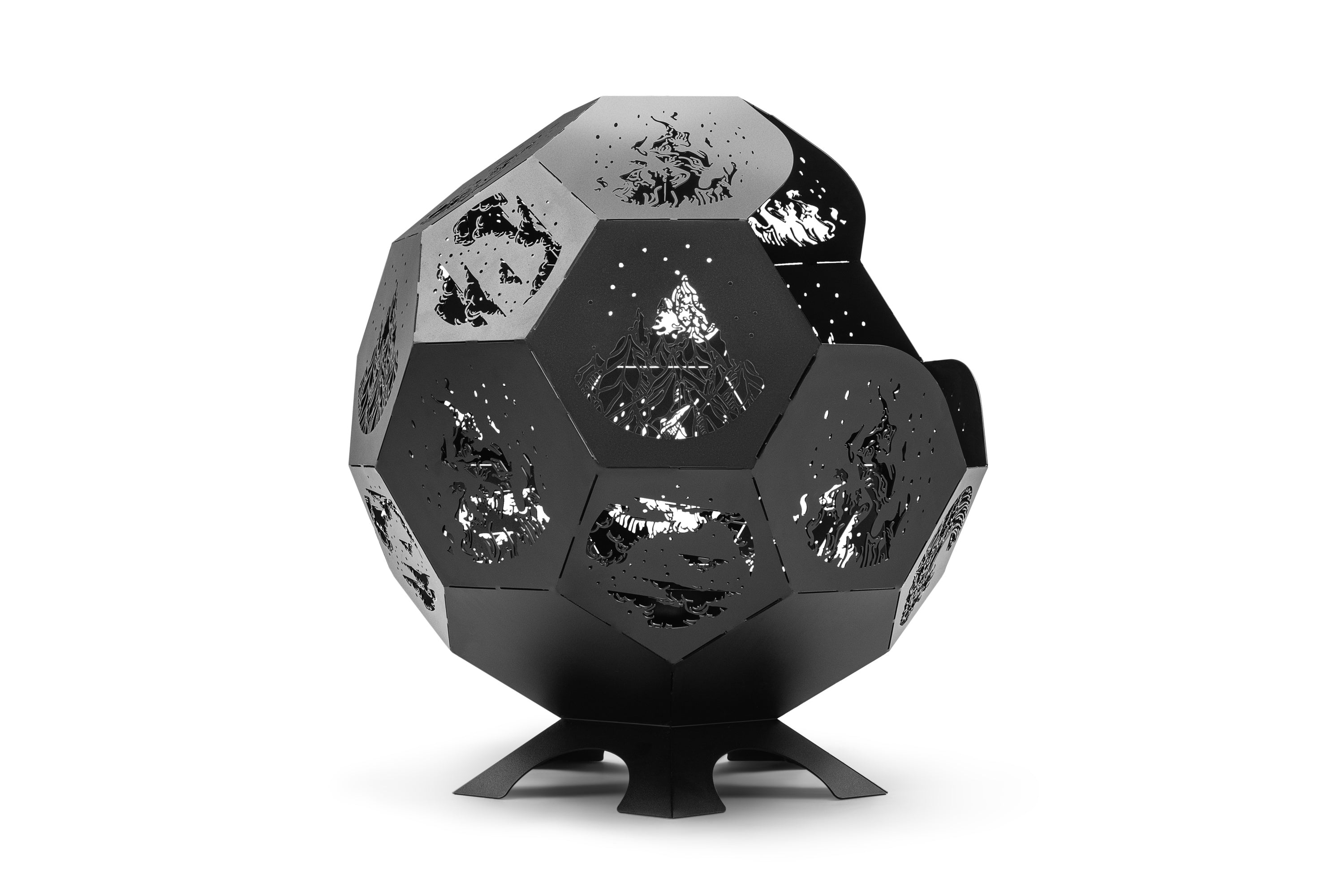 Backyard Lifestyles - ALGONQUIN - 39" Fire Pit - Black (43" High)