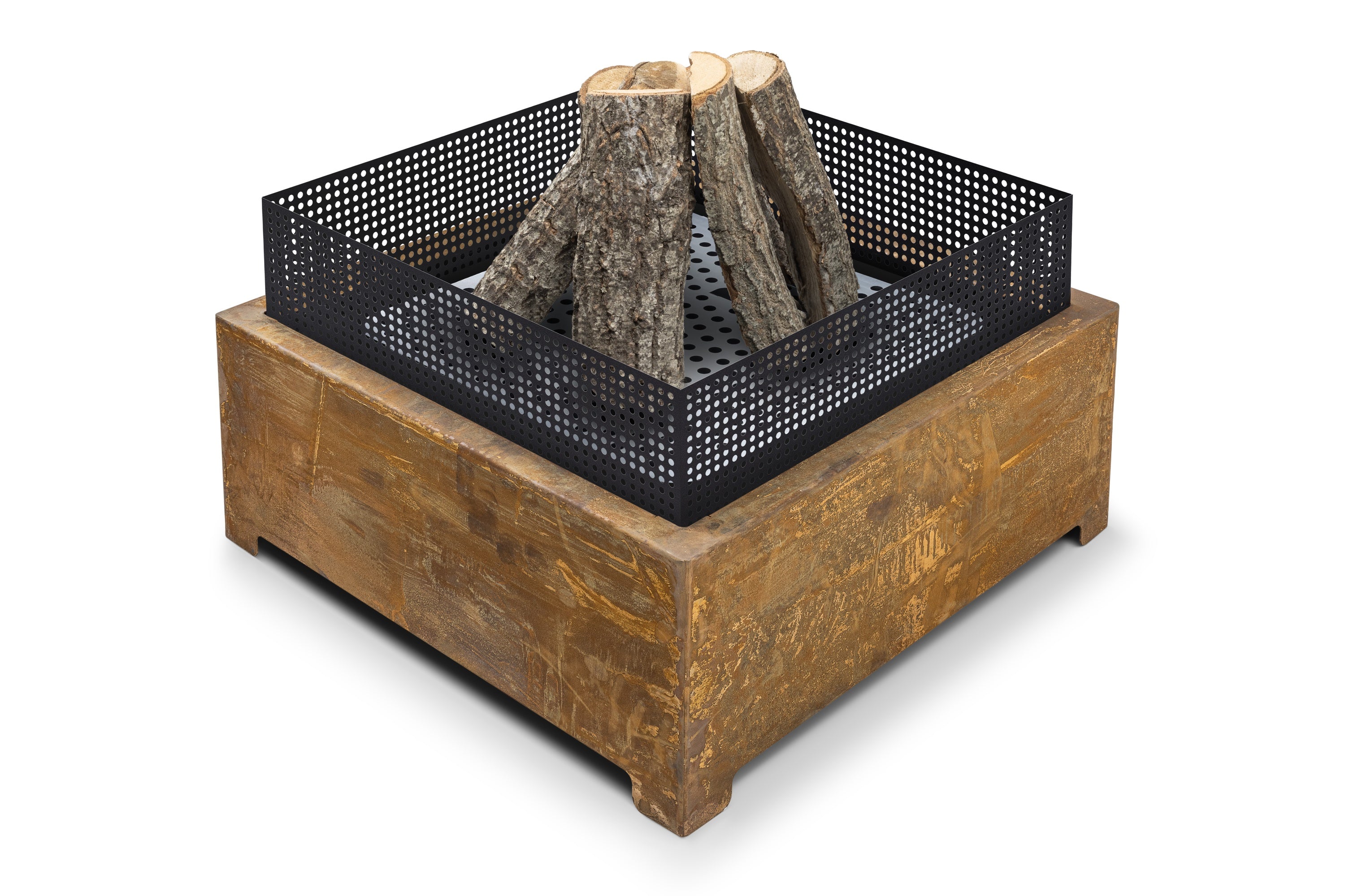 Backyard Lifestyles - TEMAGAMI - 22" Fire Pit - Corten (15" High)