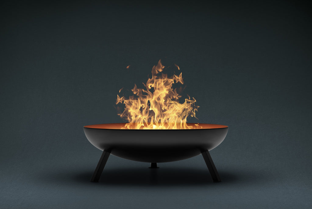 Backyard Lifestyles - PELEE - 31" Fire Pit - Black (12" High)