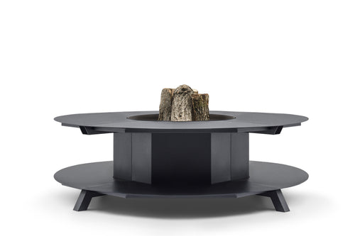 Backyard Lifestyles - SIMCOE - Large - 59" Fire Pit - Black (18" High)