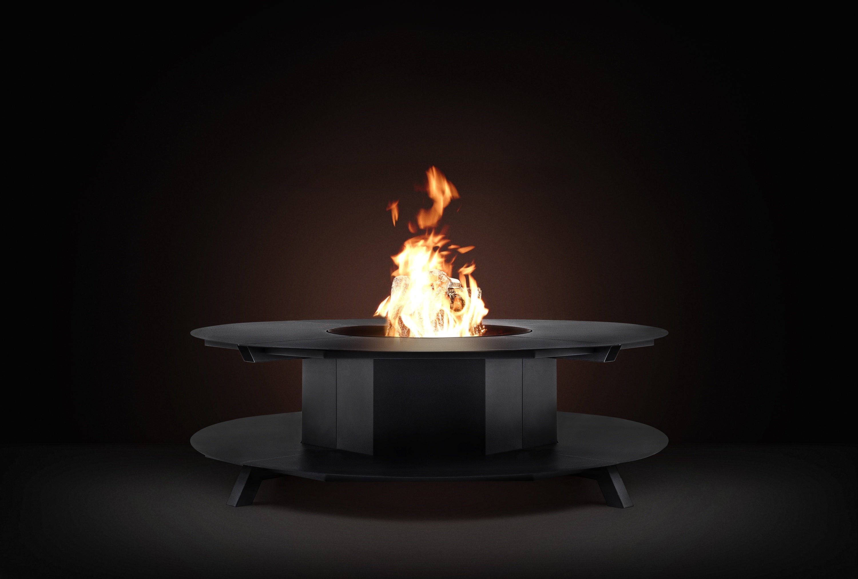 Backyard Lifestyles - SIMCOE - Medium - 47" Fire Pit - Black (18" High)